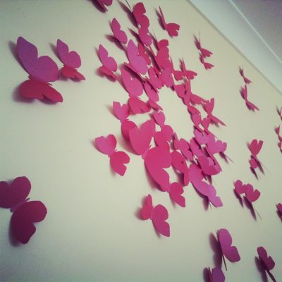 Hand Cut Butterflies for Walls | 30 pieces