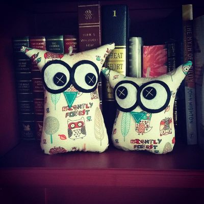Illustrated Cartoon Owls| MiniMe Set