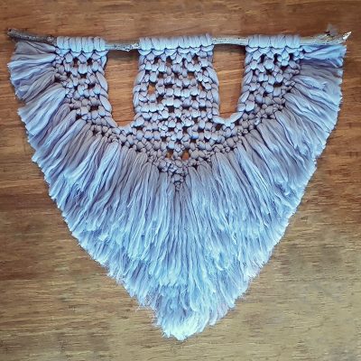 Large Macramé – Grey – 88x88cm