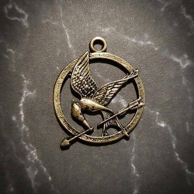 Hunger Games Gold Pendant Charm Icon